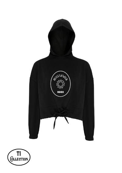 Sunflower 98- Cropped Oversized Hoodie